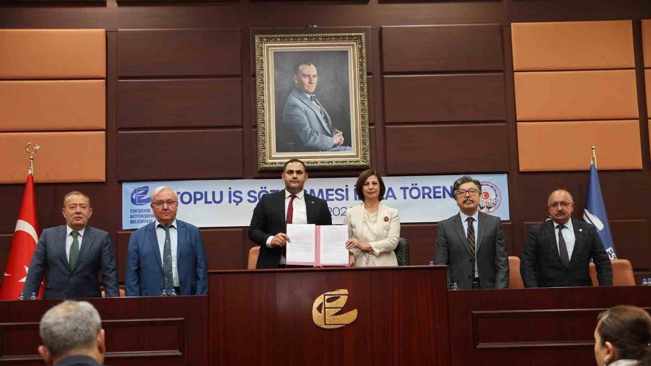 Eskişehir'de 3 bin çalışanın maaşına yüzde 26 zam getiren toplu sözleşme imzalandı