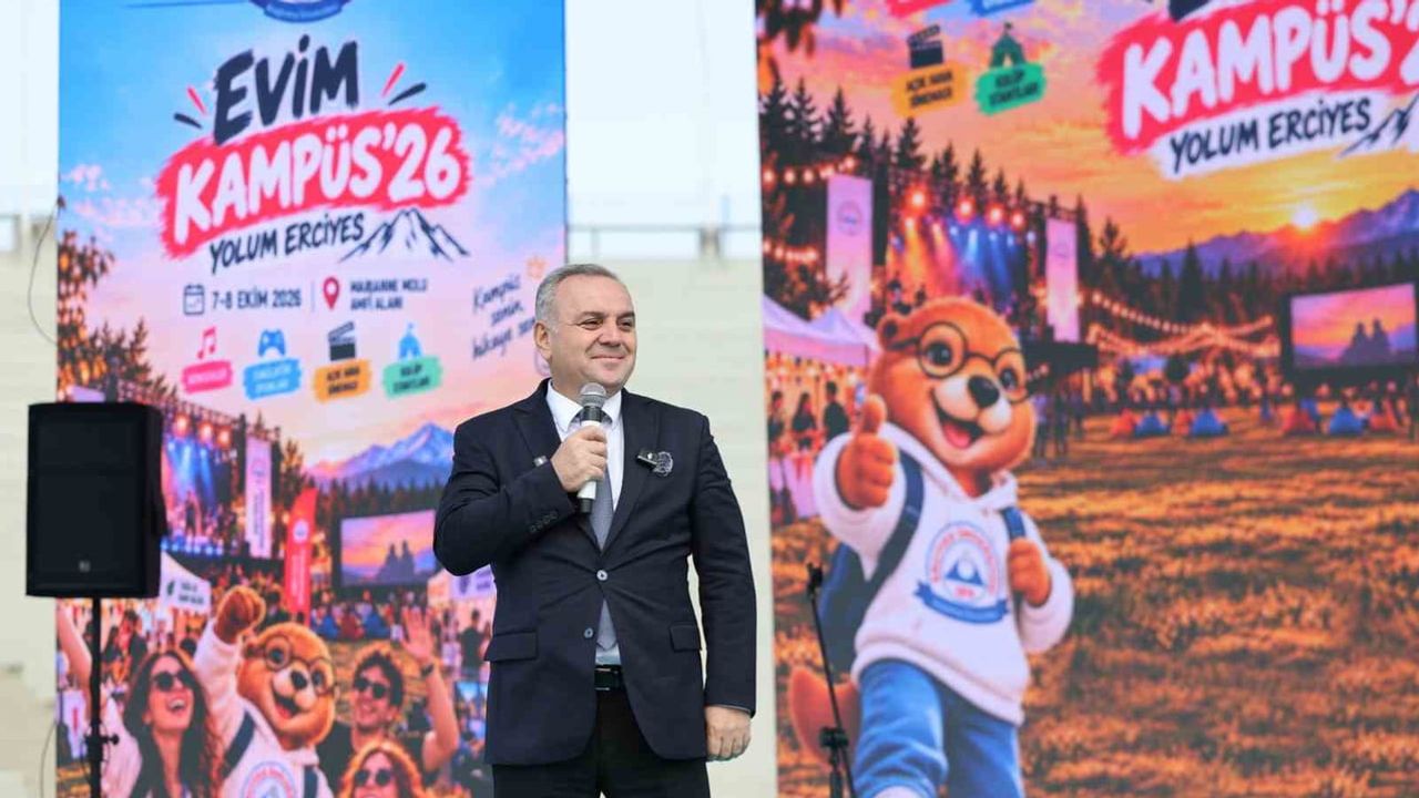 Evim kampüs etkinlikleri Erciyes Üniversitesi'nde 'yolum erciyes' coşkusu yaşattı