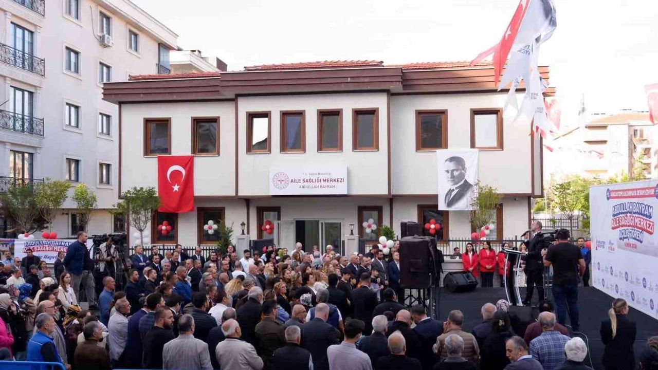 Eyüp Sultan’da modern sağlık merkezi: Abdullah Bayram aile sağlığı merkezi açıldı