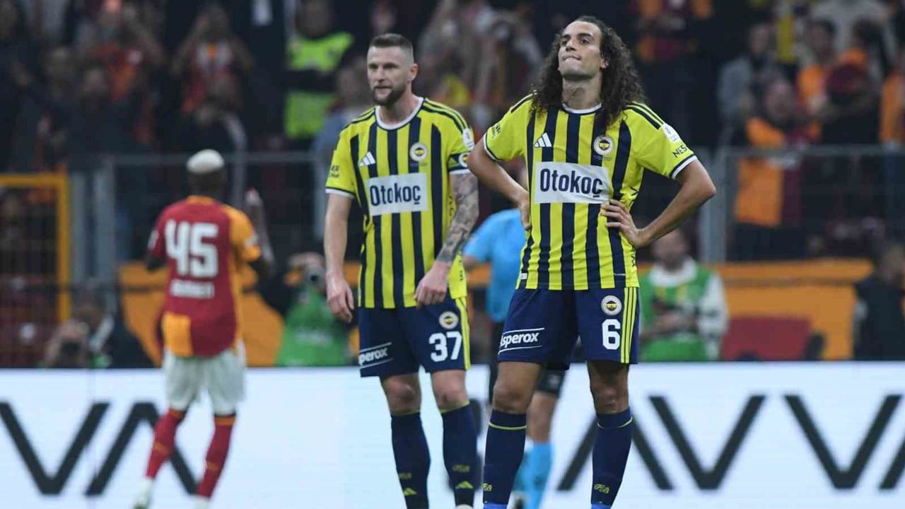 Fenerbahçe deplasmanda Galatasaray'a takıldı, 3 maçlık serisi sona erdi