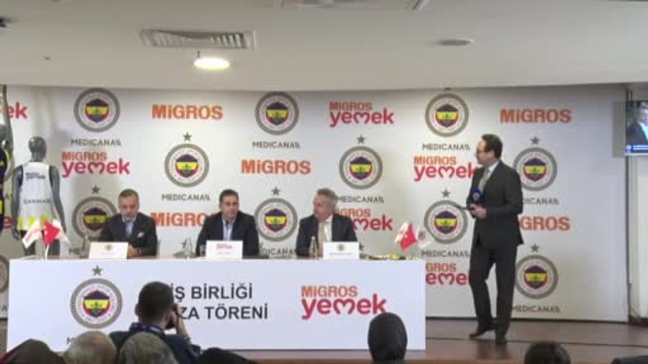 Fenerbahçe ile Migros Yemek sponsorlukta yeni dönem: forma sırt desteği 1 yıl uzadı