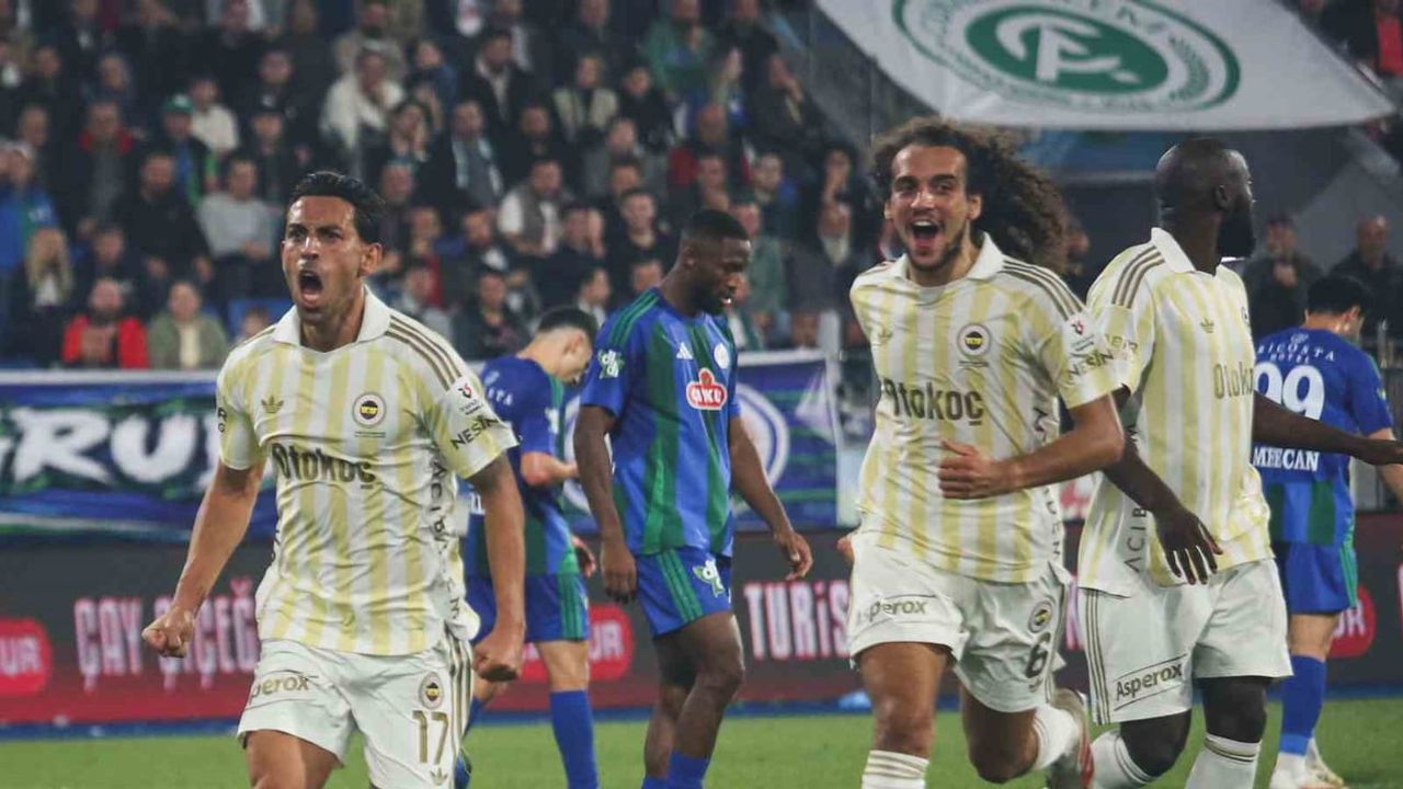 Fenerbahçe Rize'de 3-0 kazandı: Asensio, İrfan Can ve Oğuz farkı getirdi