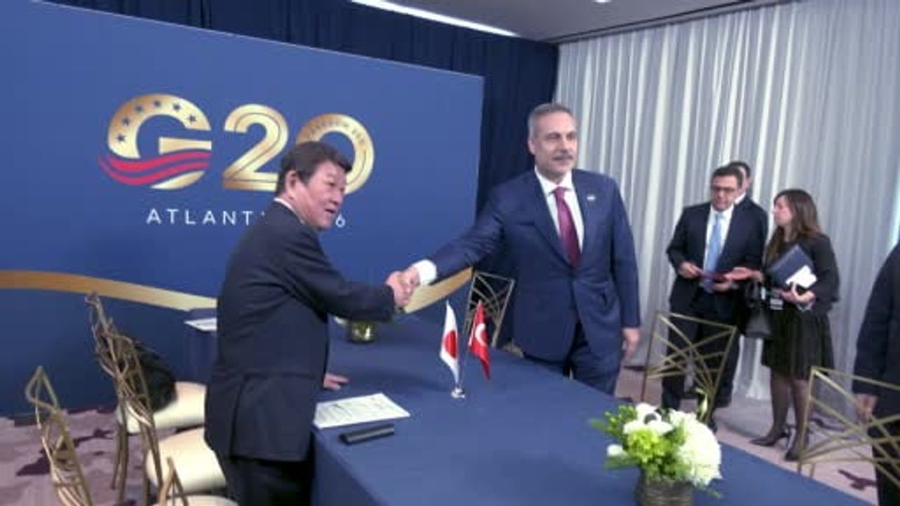 Fidan Atlanta'da Motegi ile ticaret ve bölgesel gündemi ele aldı