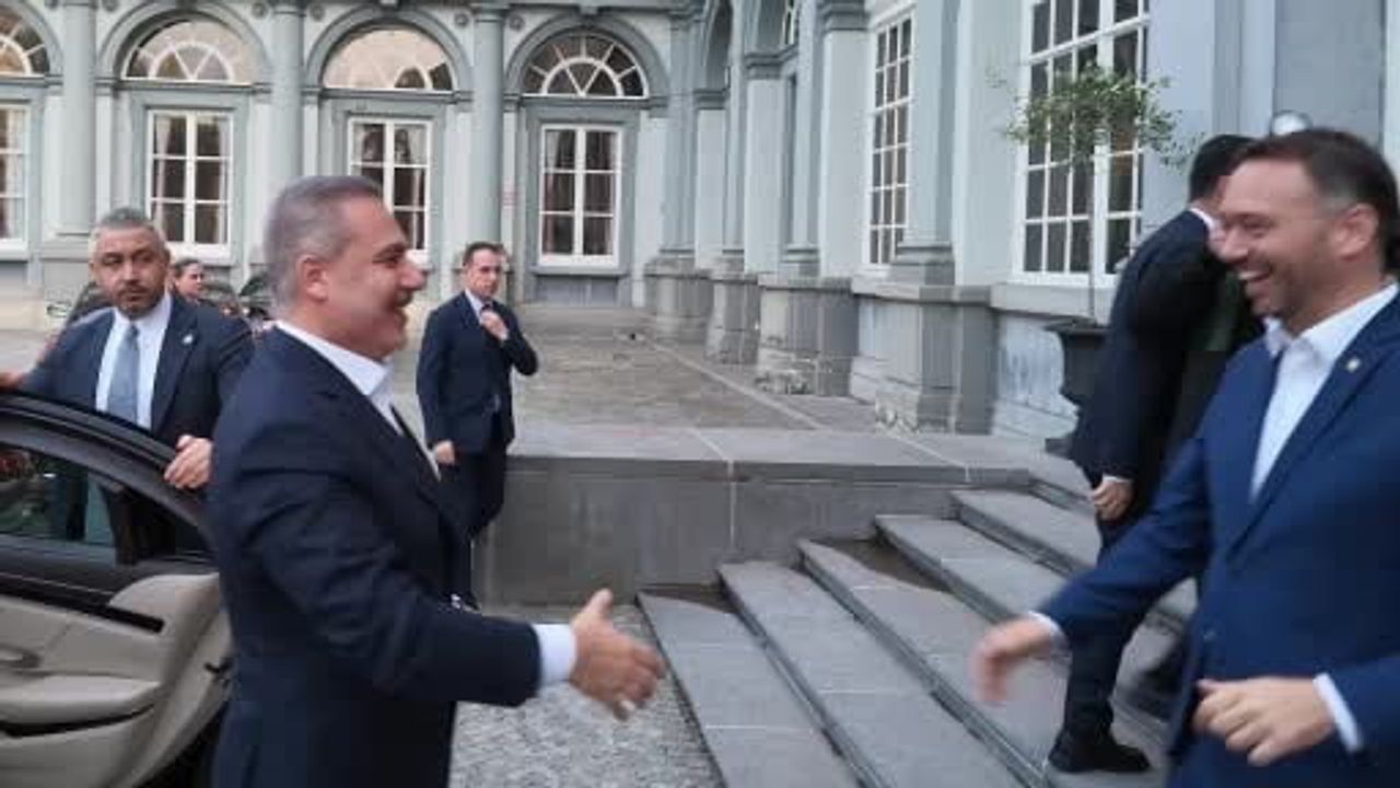 Fidan'ın Belçika teması: Prevot ile resmi görüşme
