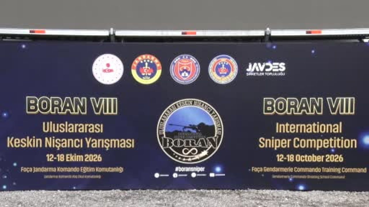 foça'da boran-8 keskin nişancı yarışması nefes kesiyor