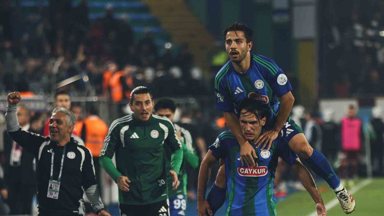 Franculino'nun 85'teki golüyle Trabzonspor, Çaykur Rizespor'u 4-3 yendi