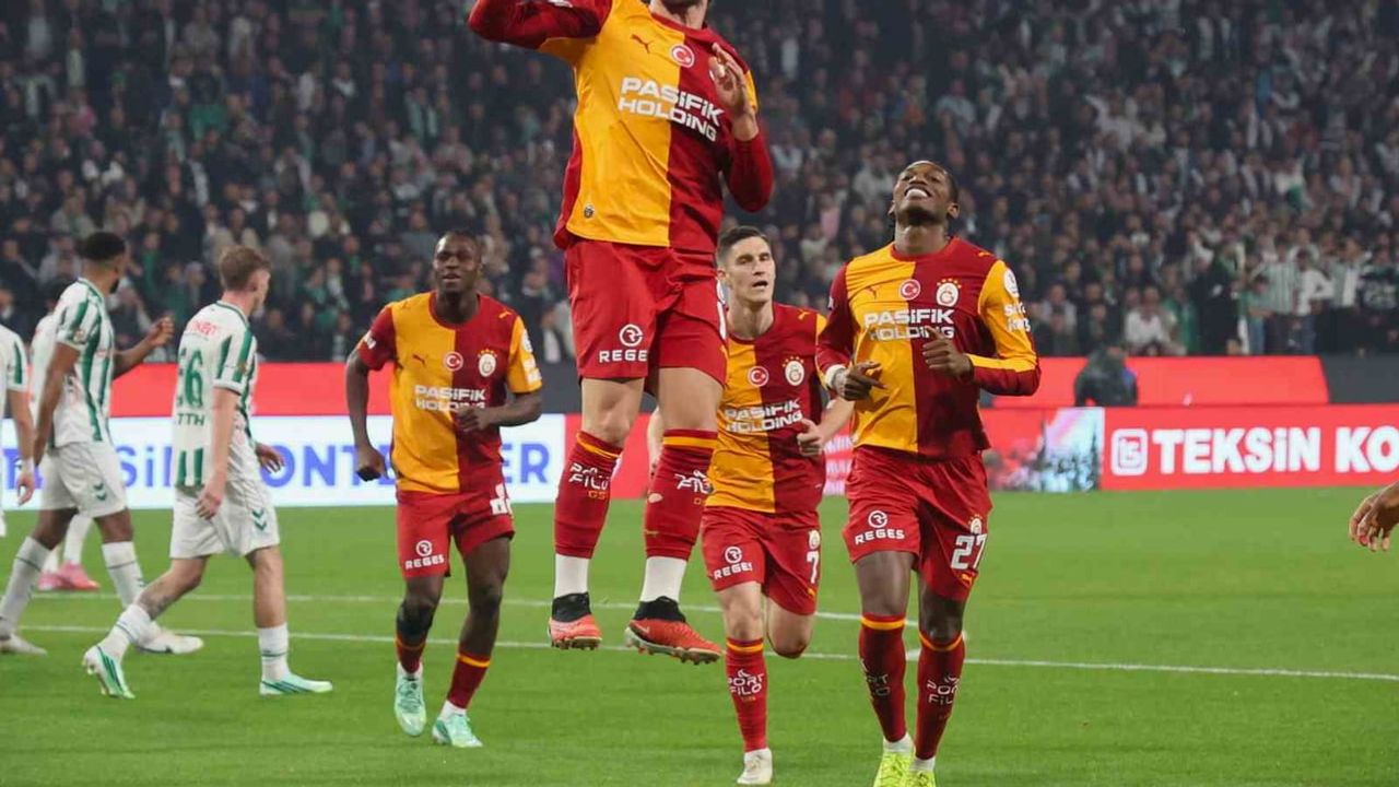 Galatasaray çıkışını konyaspor deplasmanında 4-0'lık zaferle sürdürdü