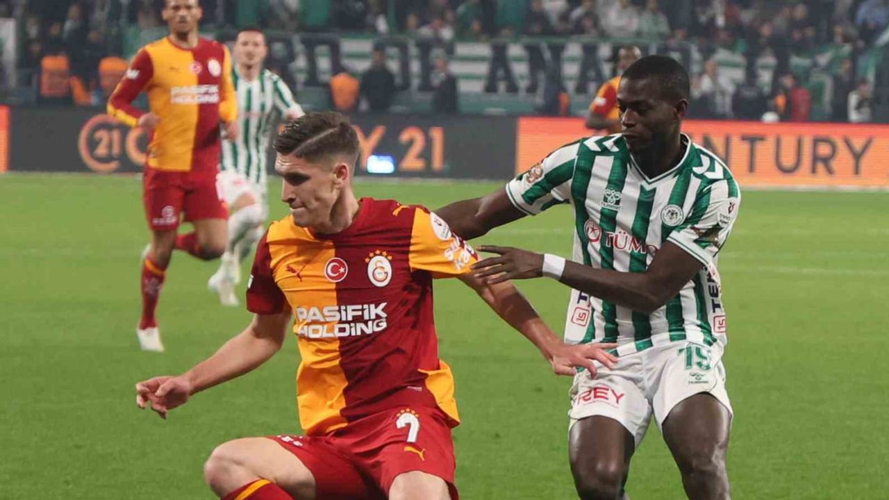 Galatasaray Konyaspor deplasmanında rahat bir 4-0 galibiyet aldı