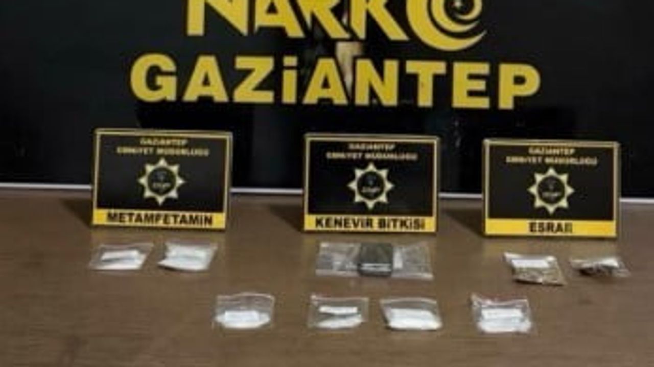 Gaziantep'te hafta boyunca süren narkotik operasyonlarında 48 kişi tutuklandı