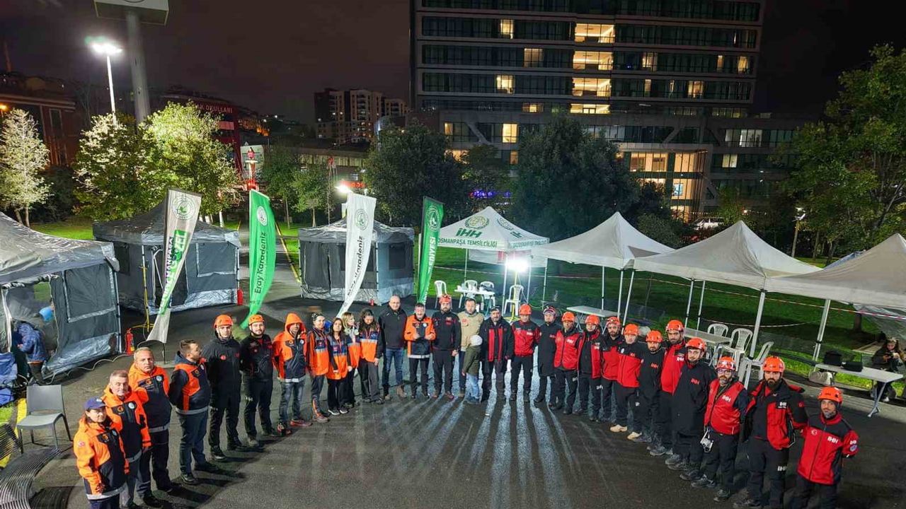 Gaziosmanpaşa'da 7.0 senaryolu barınma planı tatbikatla sınandı