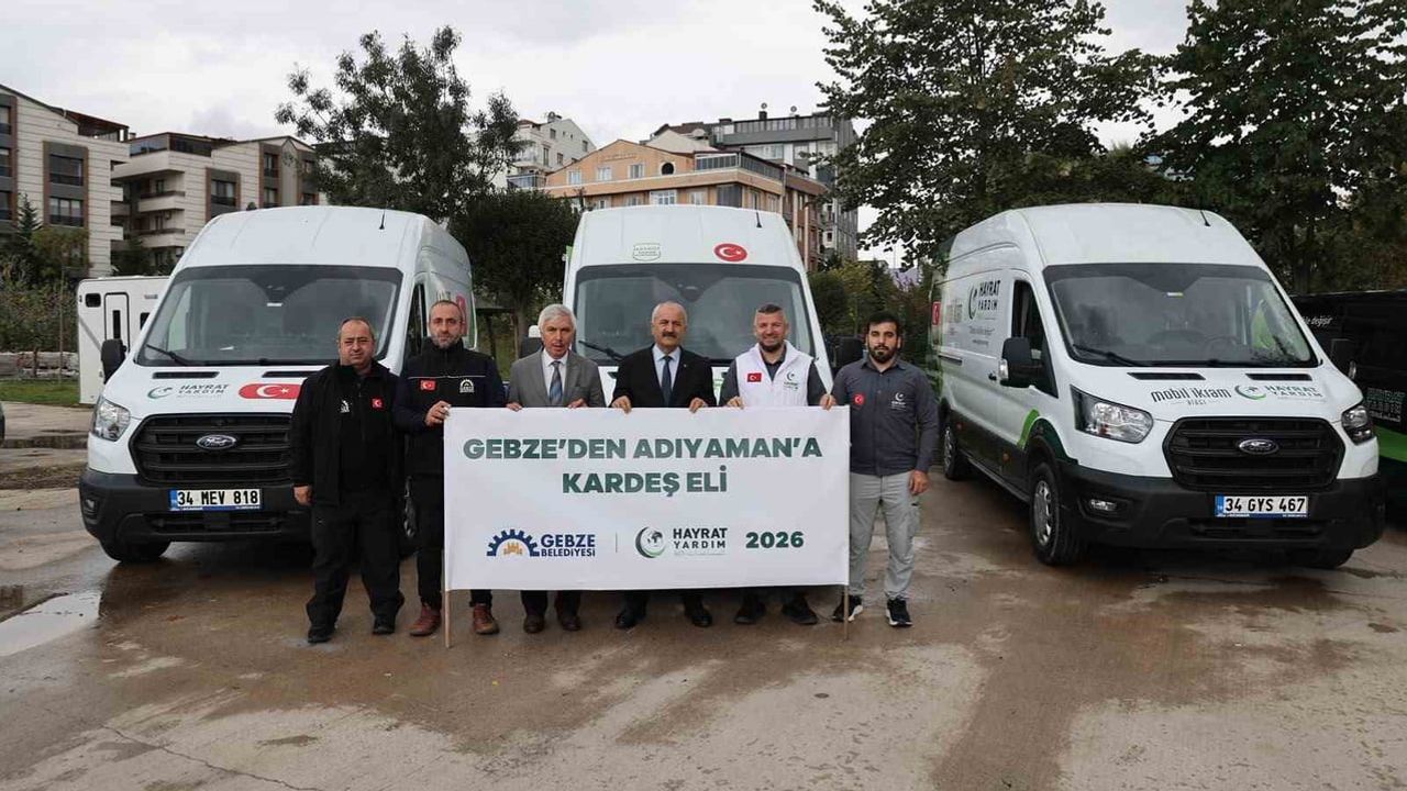 Gebze’den Adıyaman’a uzanan kardeşlik eli: 11 okul için destek hazırlığı