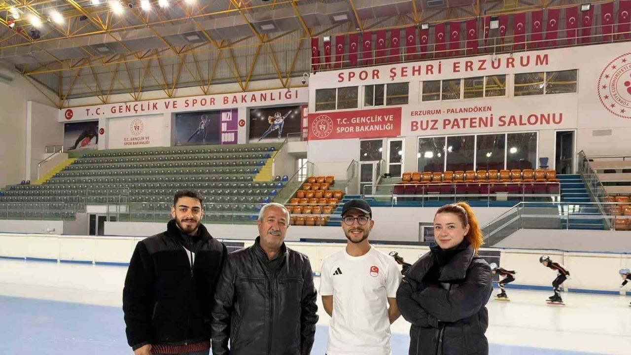 Geleceğin sürat patencilerini yetiştiriyor: Furkan Akar miniklere örnek oluyor