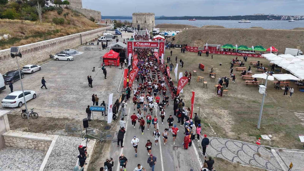 Gelibolu’da anılarla koşulan maratonun 11’inci yılı tamamlandı