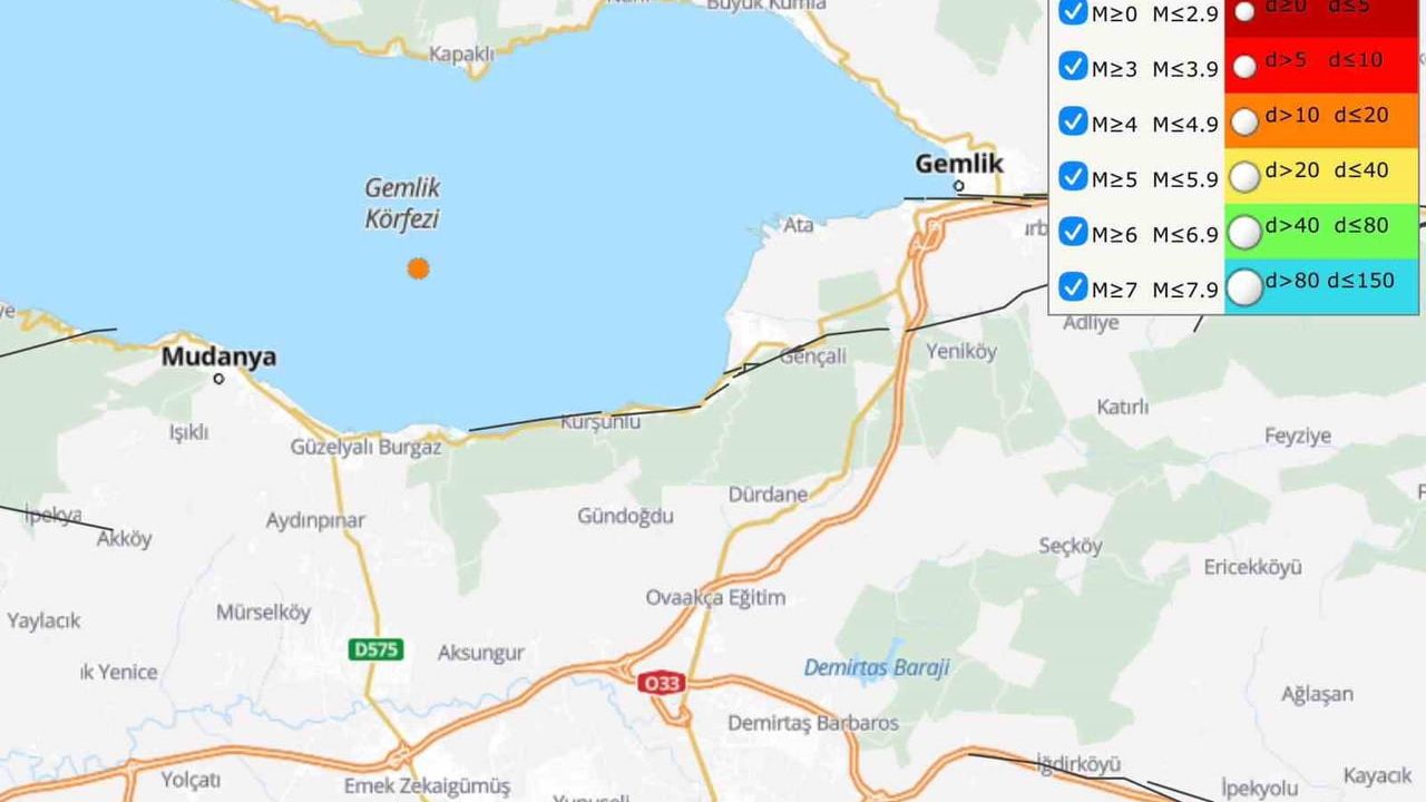 Gemlik'te 2,8'lik sarsıntı sonrası uzmanlardan hareketlilik uyarısı