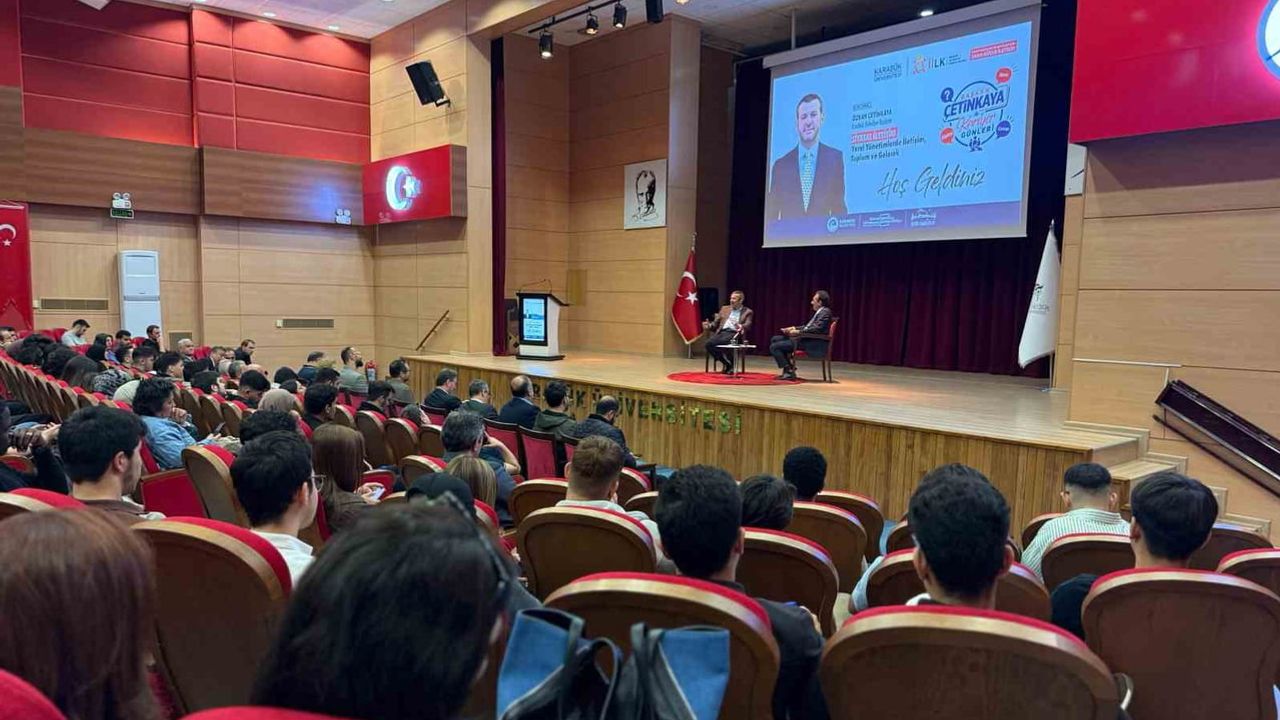 Gençlere yol gösteren Özkan Çetinkaya: kariyer planlamasında tecrübe paylaştı