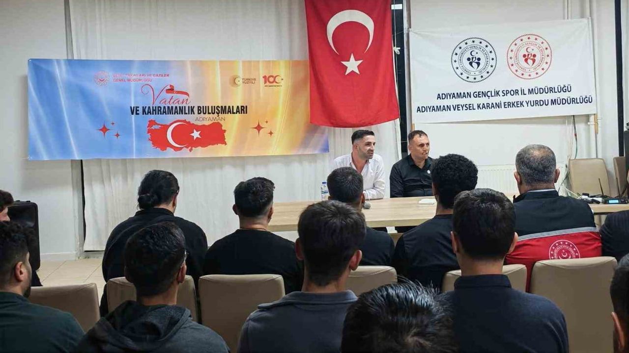 Gençlerle gaziler arasında gönül köprüsü kuruldu: yurtta vatan ve kahramanlık buluşması