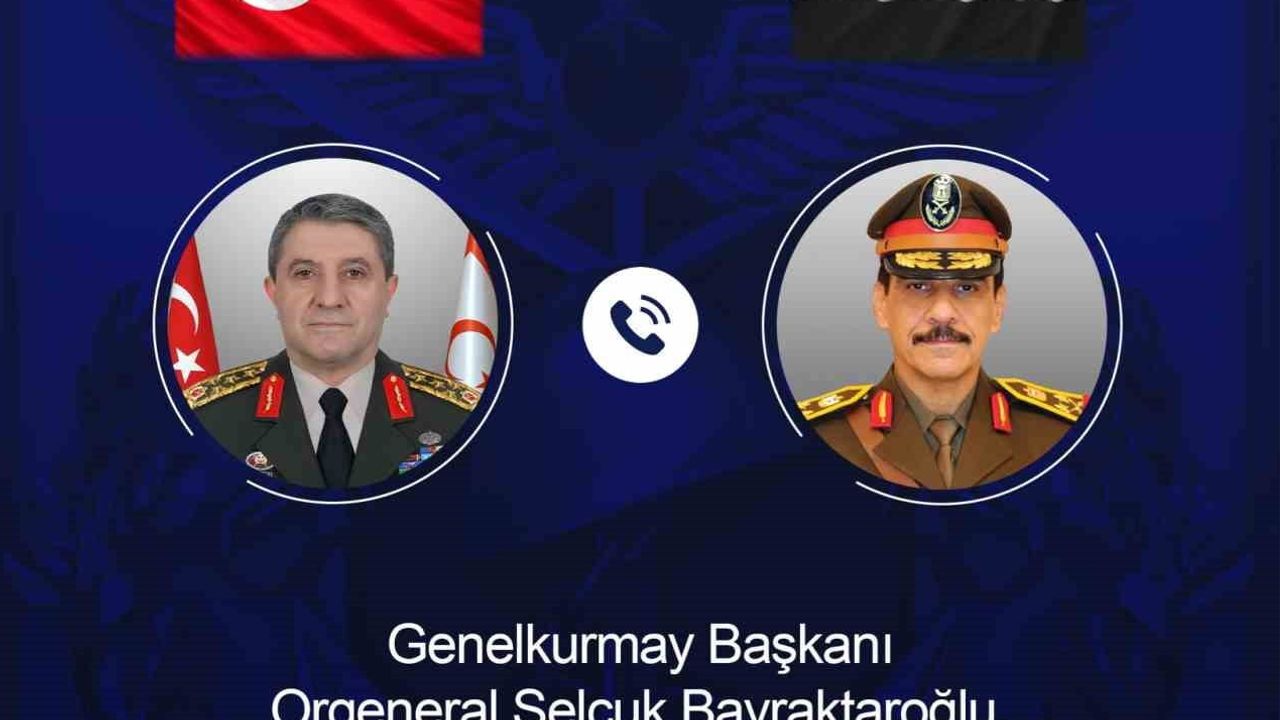 Genelkurmay başkanı Bayraktaroğlu ile Irak genelkurmay başkanı telefonla görüştü