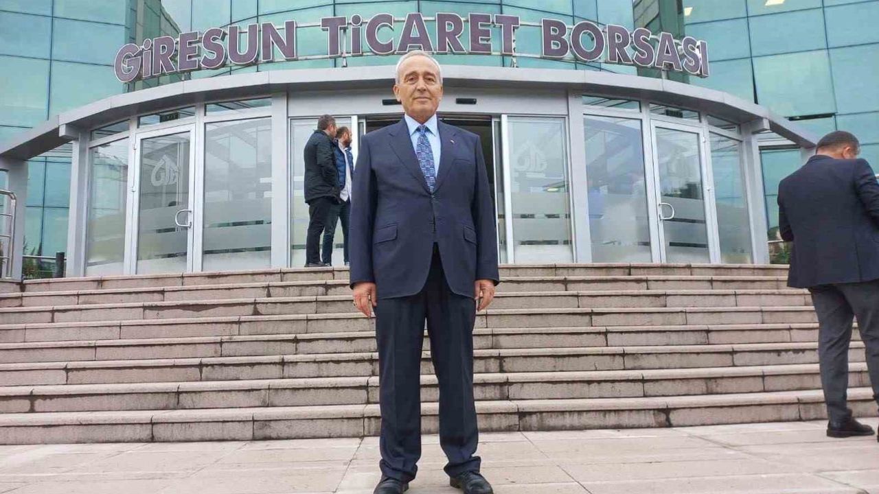 Giresun ticaret borsasında istikrar: Hamza Bölük 19 oy farkla yeniden başkan