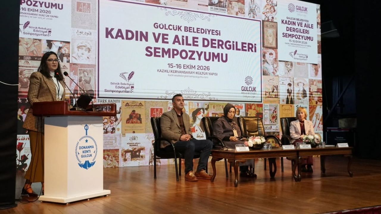 Gölcük'te dergiler aracılığıyla kadın ve ailenin izleri masaya yatırıldı