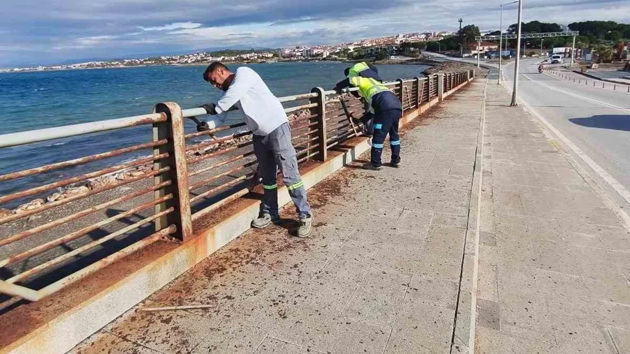Gönül yolu köprüsü yenileniyor, Cunda'nın altyapısına arıtma tesisi geliyor