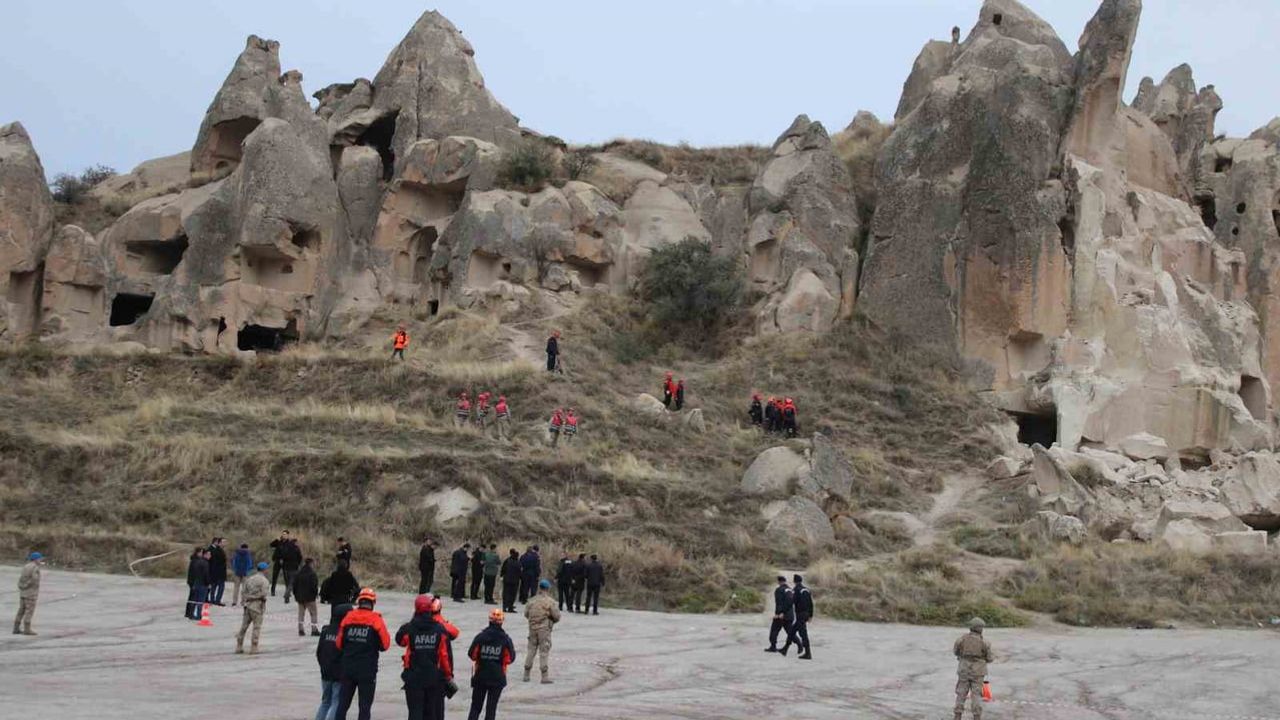 Göreme'deki peribaca çökmesinin tüm yönleriyle aydınlatılması hedefleniyor
