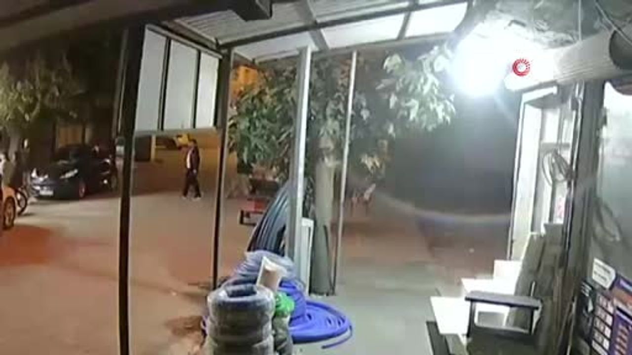 Görüntüler ortaya koydu: Türkoğlu'nda görevli polis memuru hayatını kaybetti