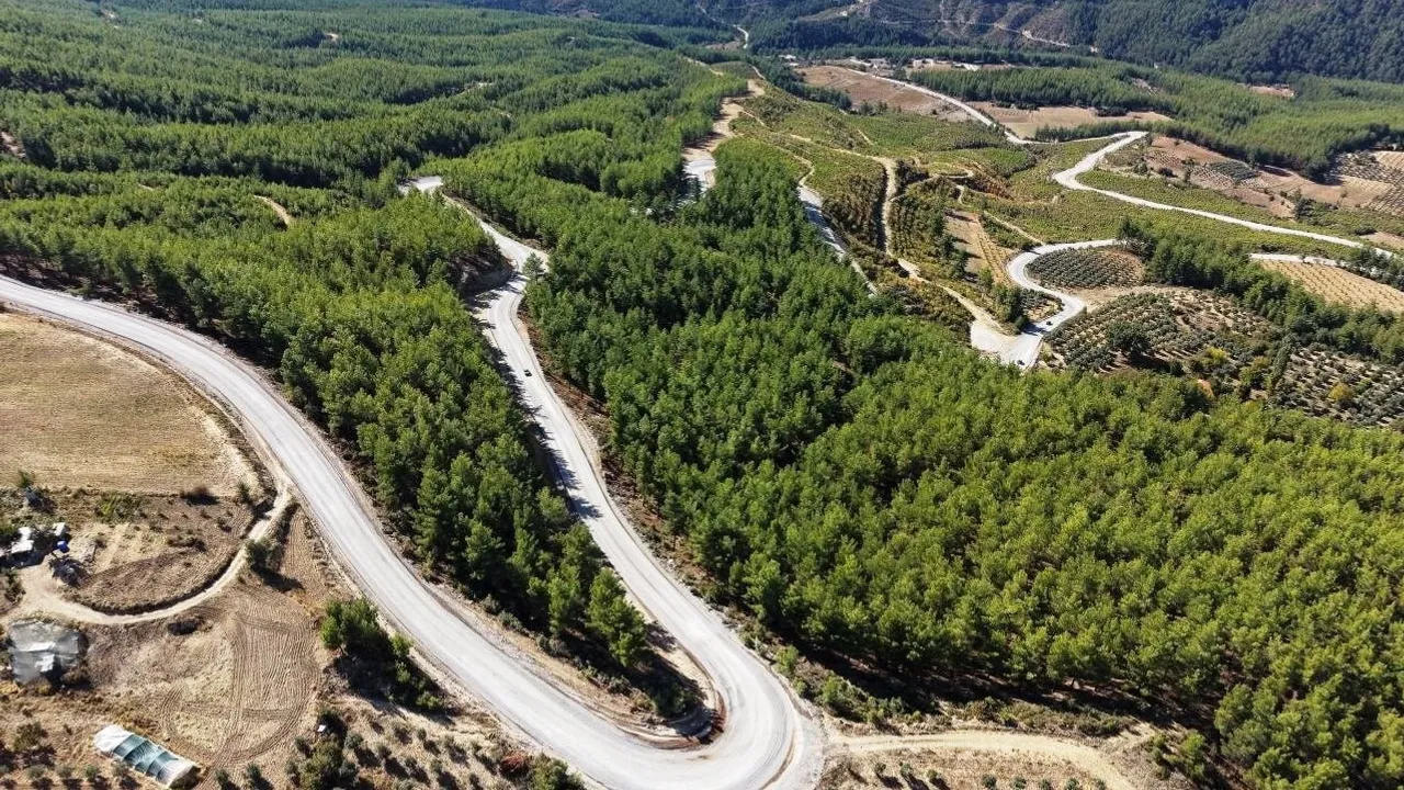 Gülbağlık yolu hizmete girdi, Çamlarca'da ulaşım ve yaşam kolaylaştı