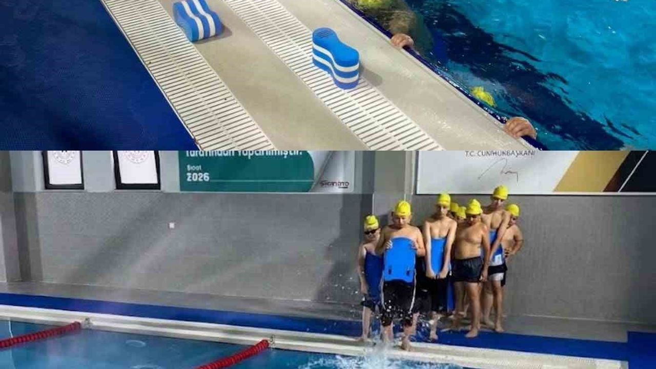 Hafızlık öğrencileri yüzme etkinliğinde spor ve dostluk kazandı