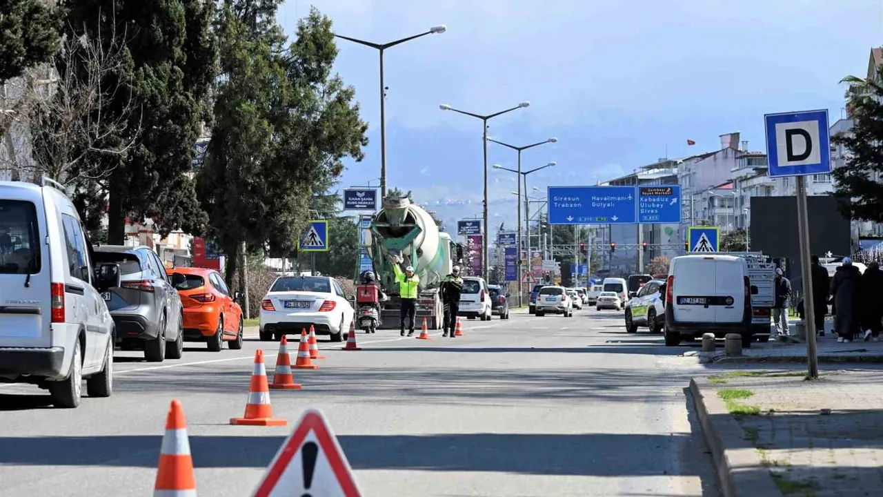 Haftalık denetimde Ordu'da 18 bin araç kontrolü