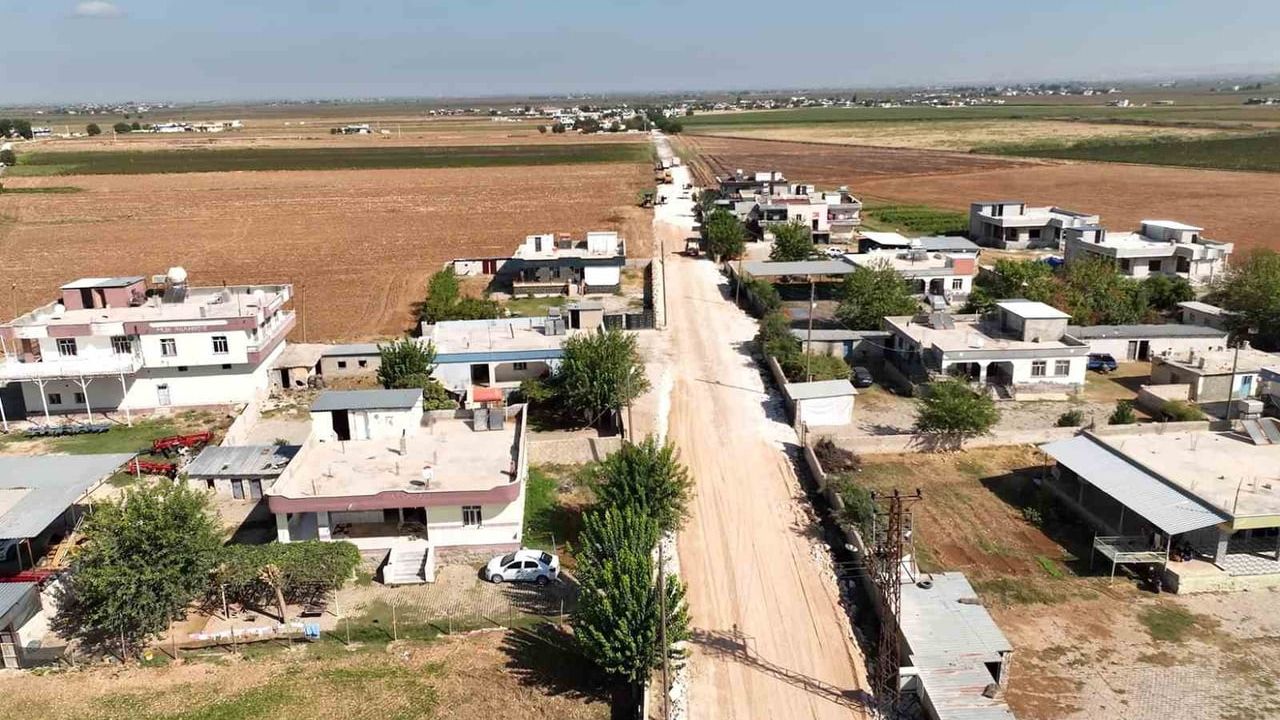 Harran'ın 10 kilometrelik grup yolu modernize ediliyor