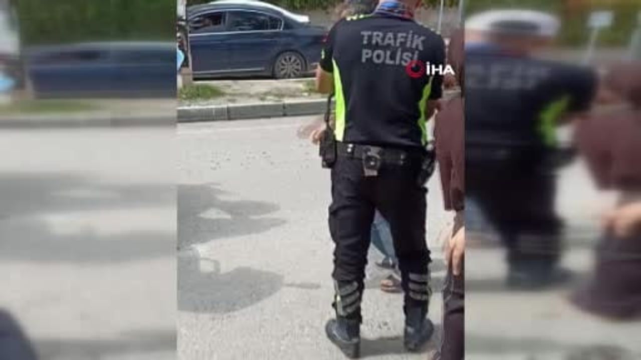 Hatay'da bilinci kapanan bebeği hastaneye yetiştiren polise bakan teşekkür etti