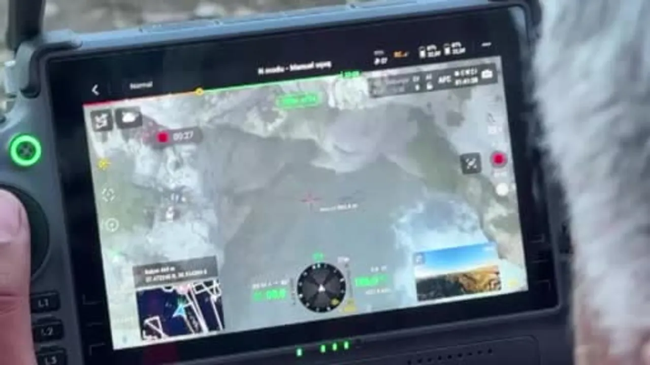 Helikopterle intikal: Yazılı Kanyon'da kurtarma anları termal kamerada