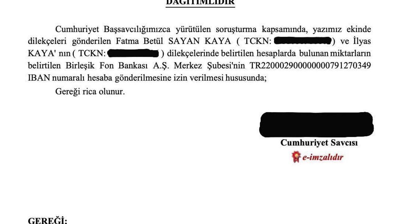 Hesapları dondurulan kişilerin TMSF'ye gönüllü ödeme yapmasına savcılıktan izin