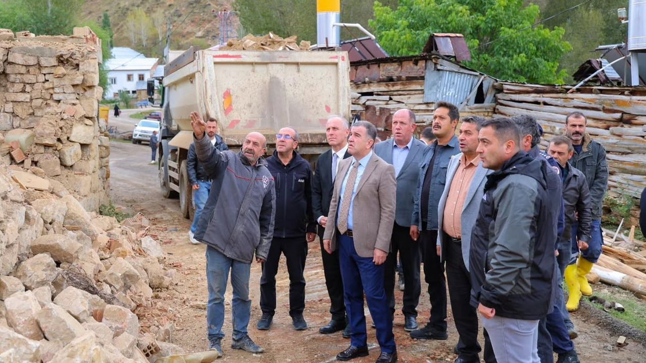 Heybetepe yangınında sahada hasar tespiti: Vali Mustafa Eldivan çalışmaları yerinde inceledi