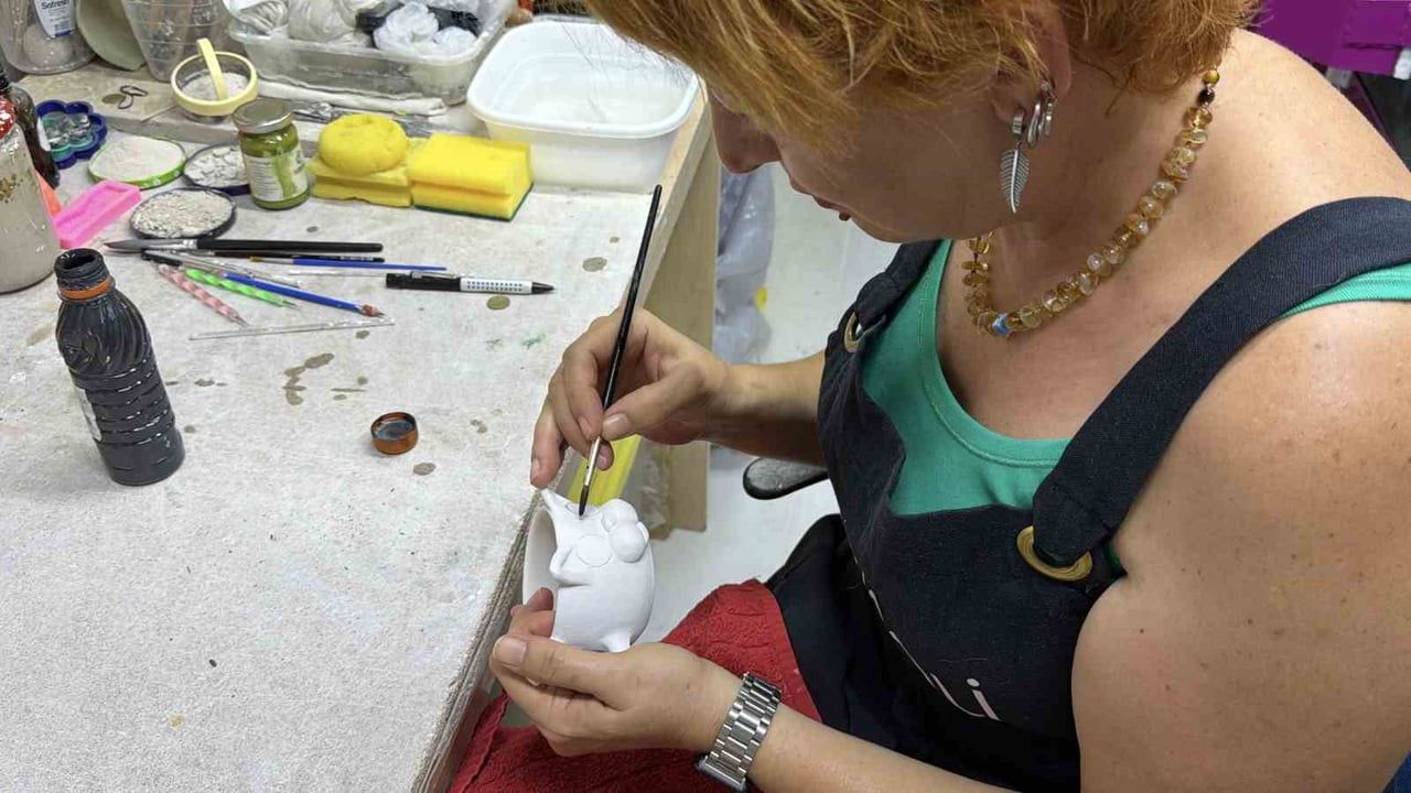 hobiyle başlayan seramik yolculuğu butik üretime dönüştü
