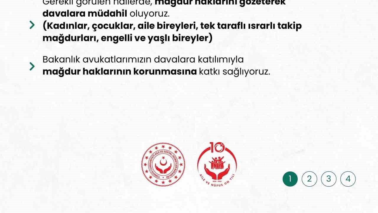 Hukukun gücüyle şiddet mağdurlarına koruma taahhüdü
