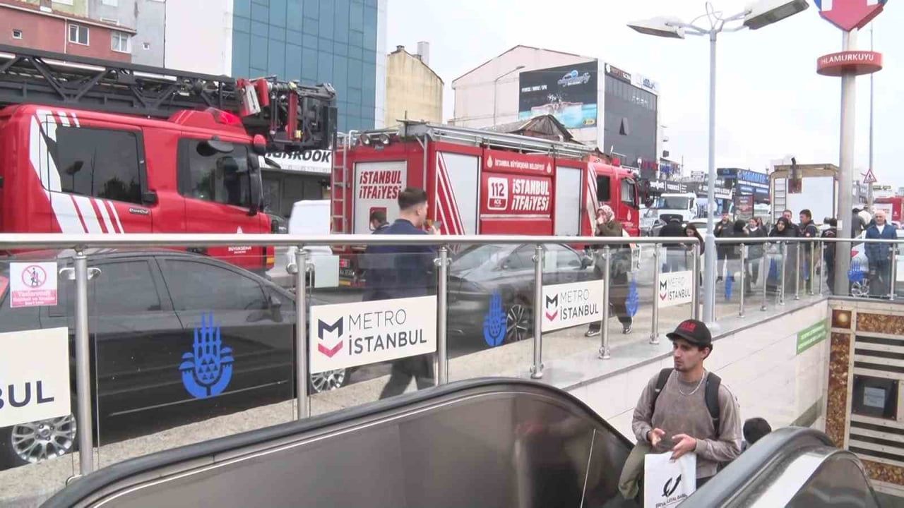 İhlamurkuyu'nda trafo kaynaklı yangın mesai saatinde metro seferlerini aksattı