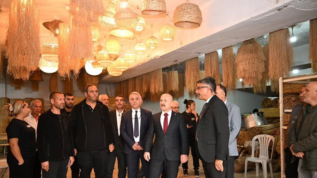 Ilıcabası'nda el emeği sepetçiliğe yerinde destek