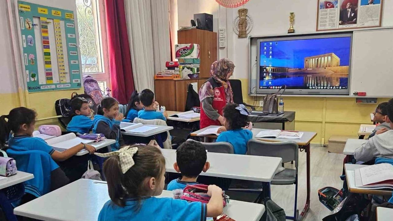 İlkokulda küçük yaşta büyük farkındalık: Muğla'da gıda israfı eğitimi