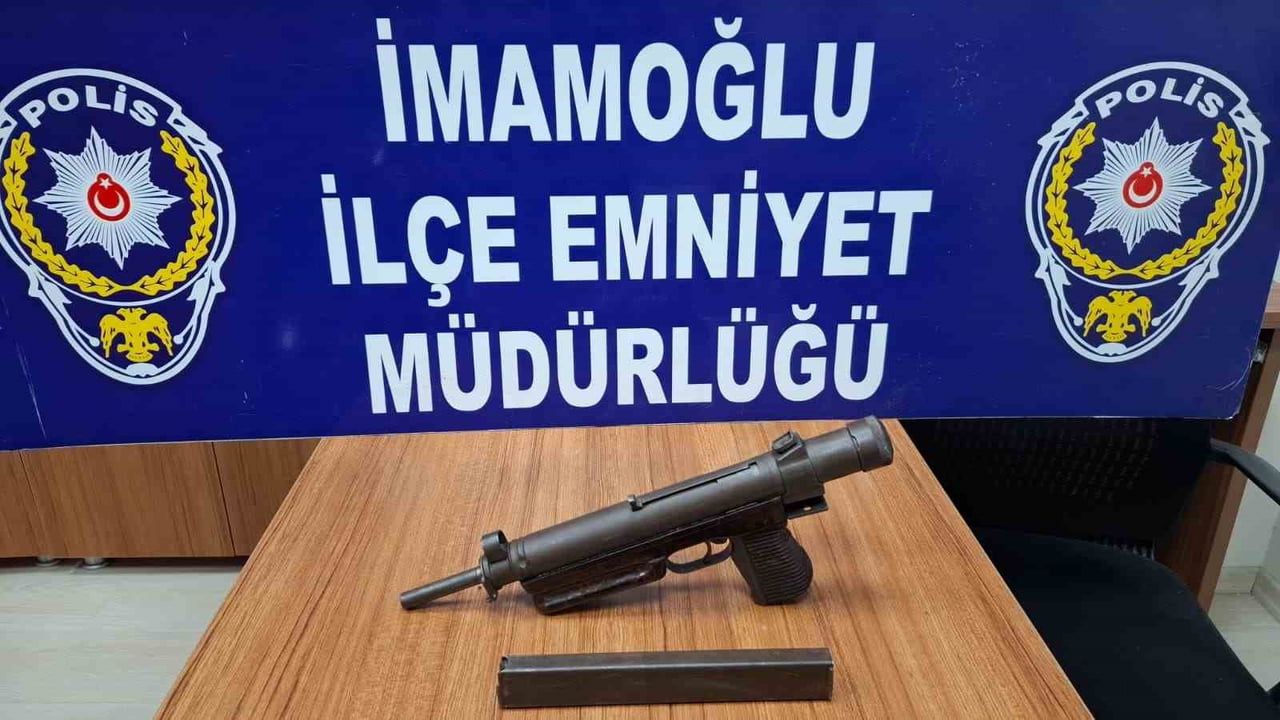İmamoğlu'nda kapsamlı asayiş uygulaması: makineli silah, uyuşturucu ve 3 tutuklu