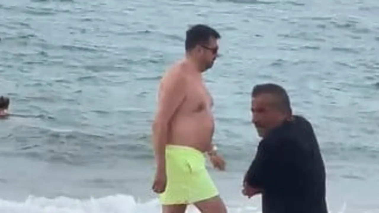 İncekum sahilinde aynı anda üç hortum belirdi