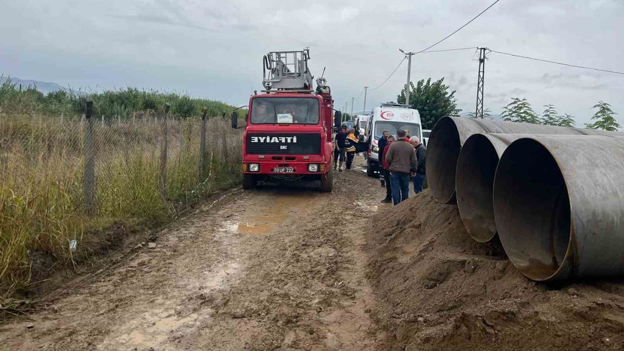 İncirliova'da kanalizasyon çalışmasında toprak göçmesi bir işçinin yaşamını yitirmesine yol açtı