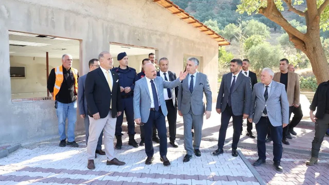 İncirliova'da valiye proje sunumu: tandır restoranı yerinde incelendi
