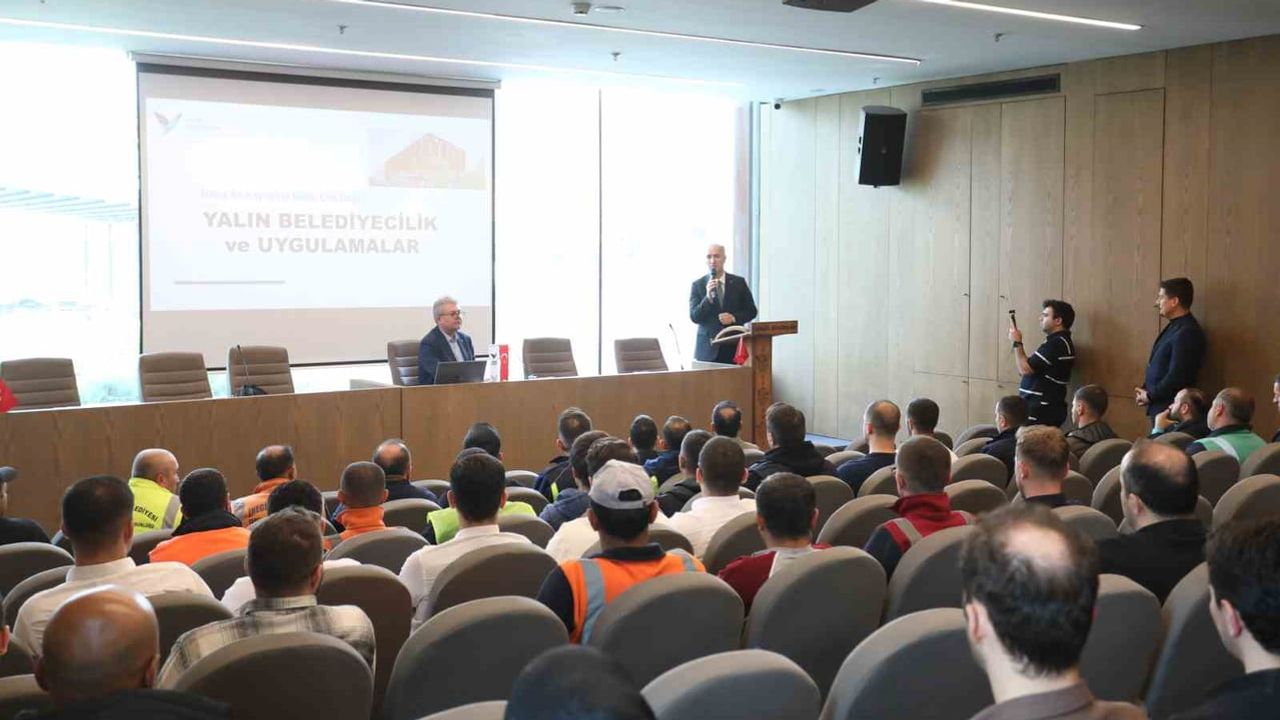 İnegöl belediyesi personeline 2. yalın temelleri eğitimiyle verimlilik vurgusu