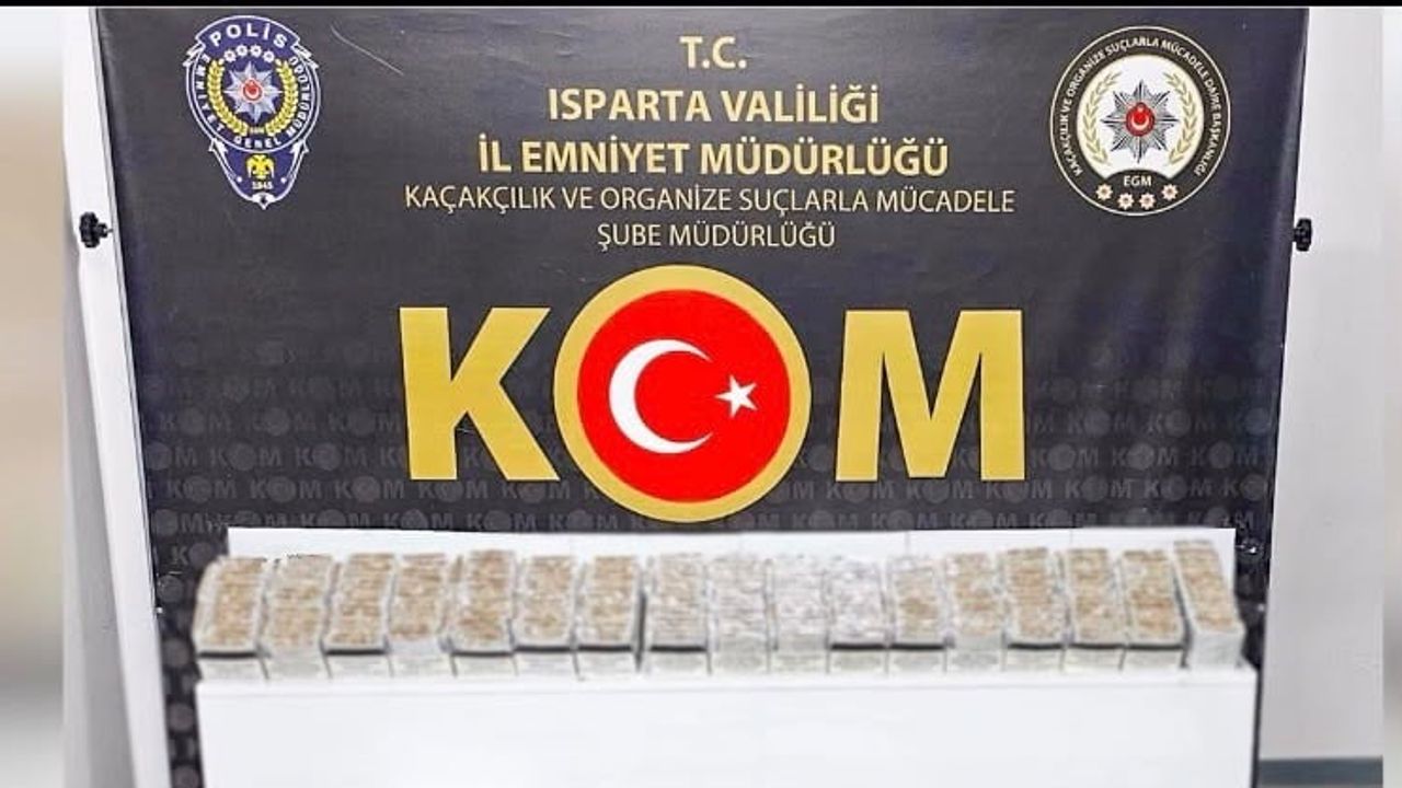 Isparta'da kaçak ürünlere yönelik geniş çaplı operasyon