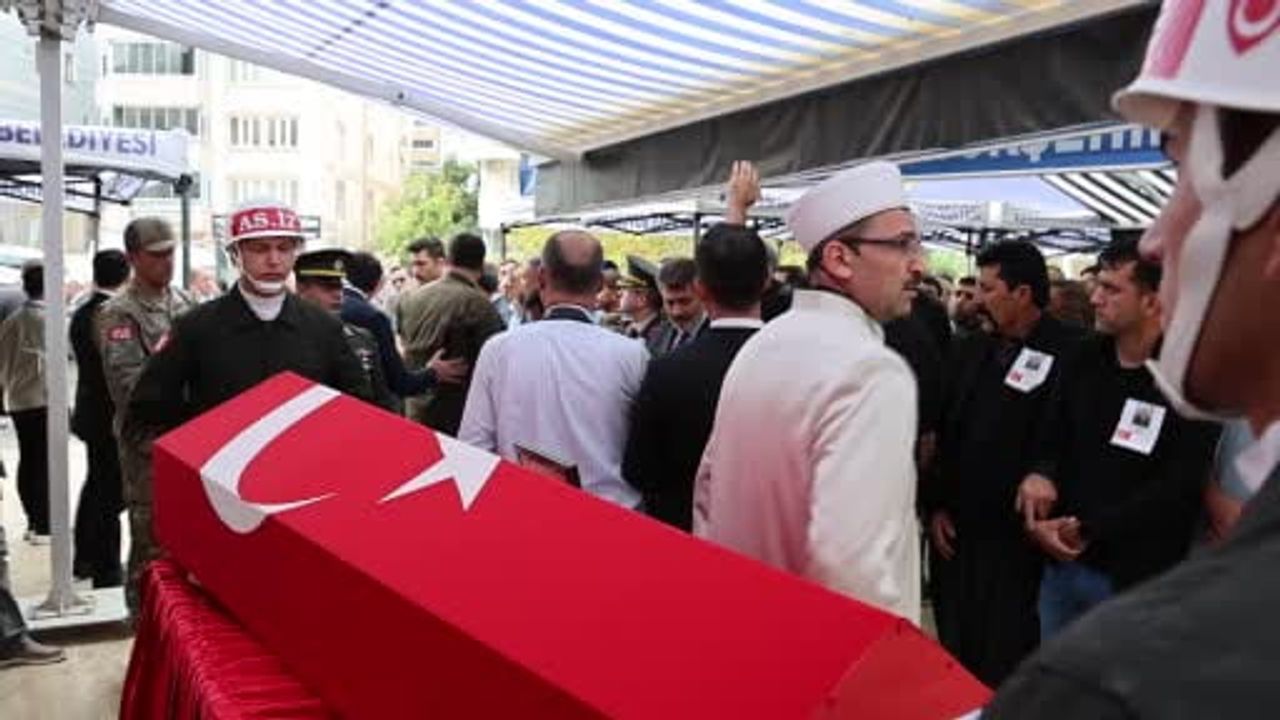 Kahramanmaraşlı şehit Yusuf Güneş son yolculuğuna uğurlandı