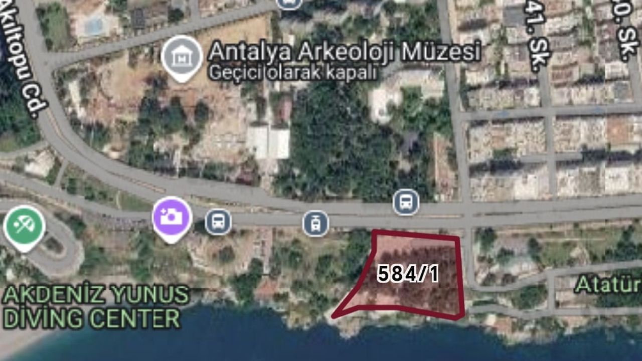 Kamuya dönen kıyı parseli Akdeniz Üniversitesi'ne devredildi