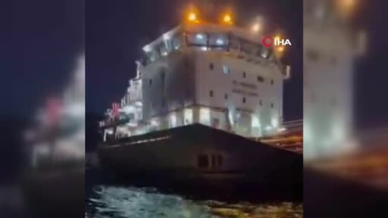 Kanlıca açıklarında sürüklenen kimyasal tanker Küçükçekmece demir sahasında güvenle demirledi
