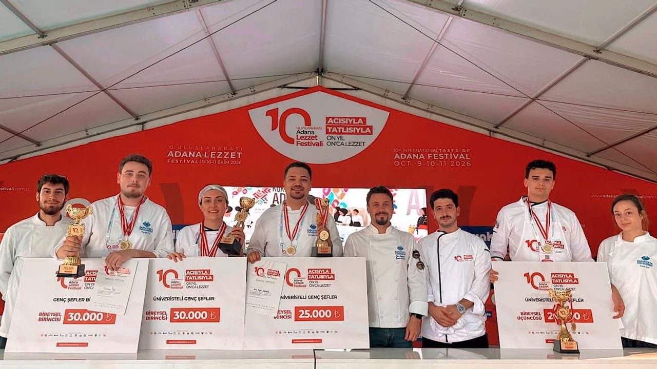 Kapadokya'nın genç şefleri Adana'da üç birincilikle dikkat çekti