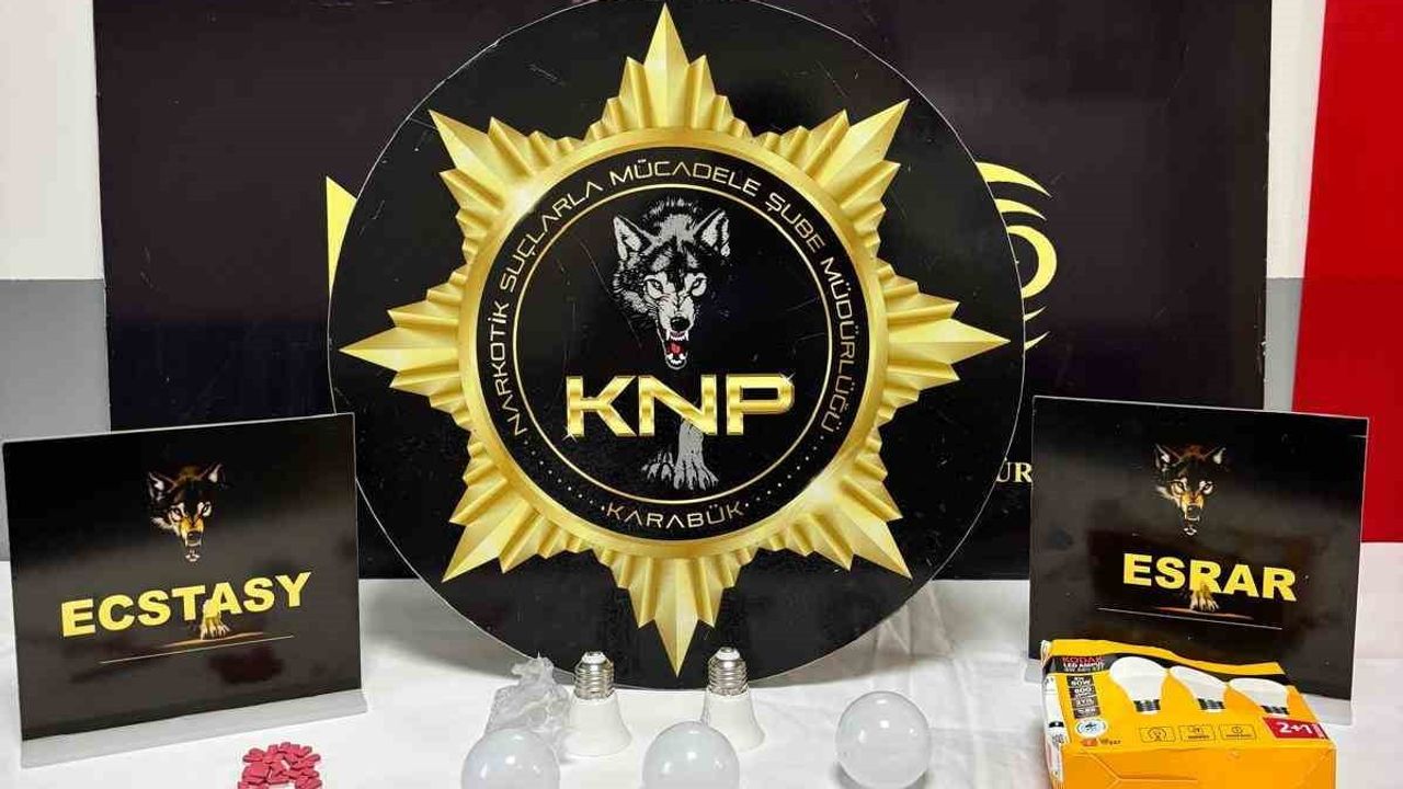 Karabük'te ampullere gizlenen uyuşturucu operasyonla ortaya çıktı
